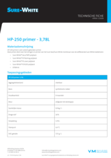 Sure-White HP-250 primer - TF
